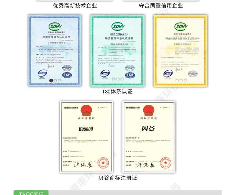 【贝谷TVOC检测仪 测试仪 室内空气质量检测