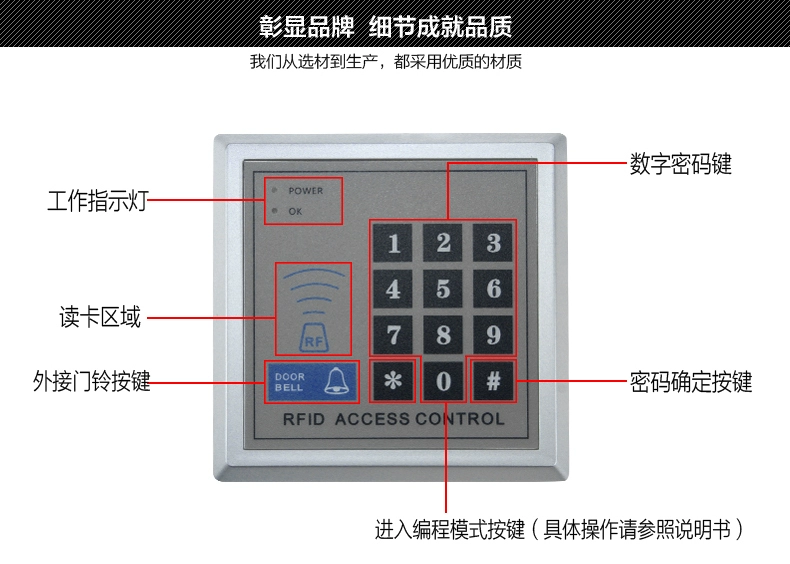 门禁一体机外观图
