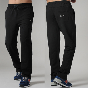 耐克运动裤男长裤正品纯棉直筒男士卫裤篮球跑
