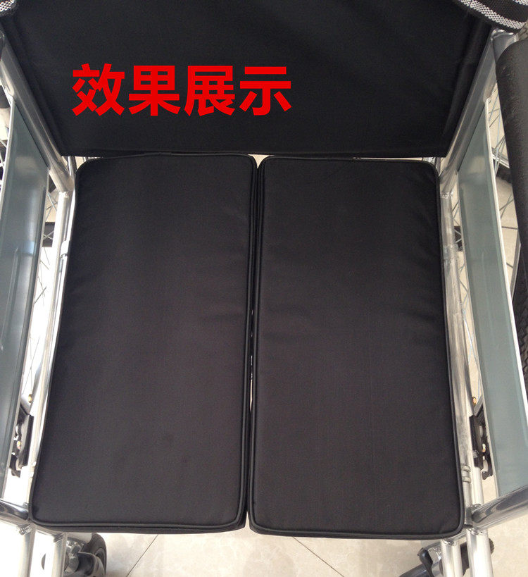 Костыли/инвалидной коляски 轮椅配件 帆布硬坐垫 仿皮坐垫 中翻坐垫 适合各种轮椅 带固定件 Jinwang