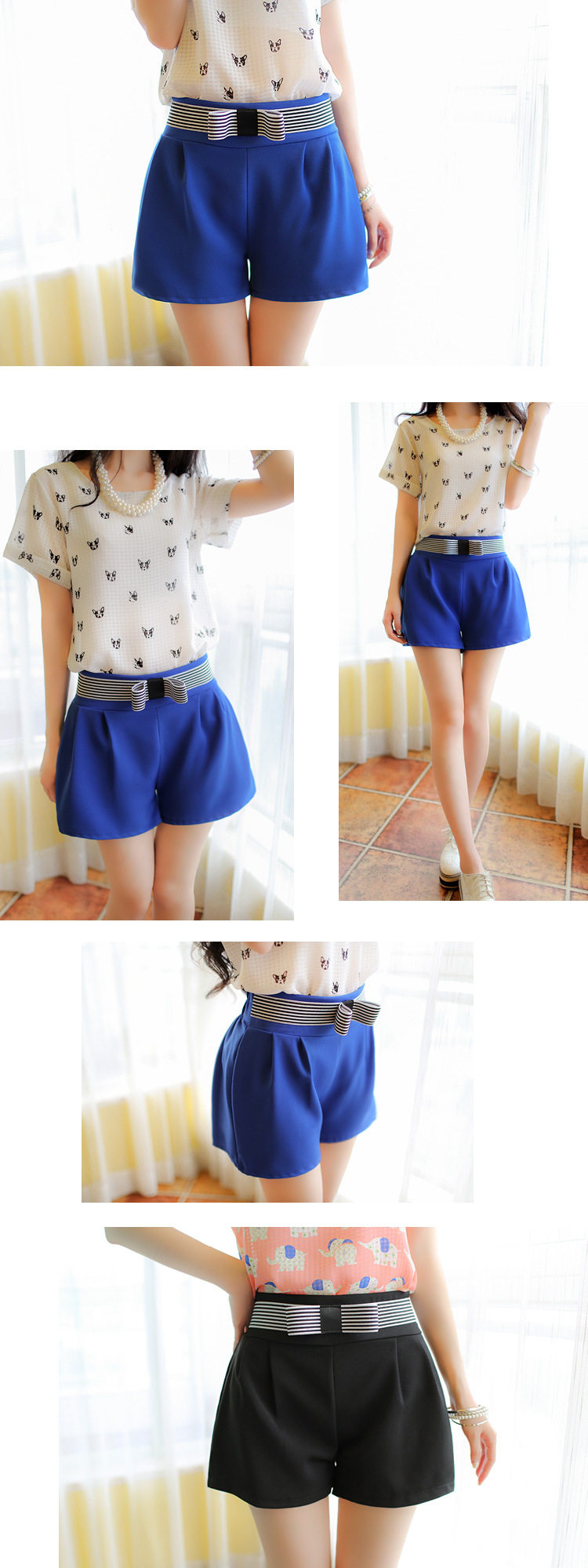 2014新款女<em>短裤夏</em>韩版大码<em>女高腰短裤</em>糖果色