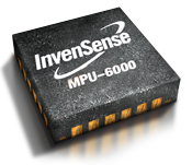 InvenSense Six Axis Gyroscope and Accelorometer with Embedded Digital Motion Processor