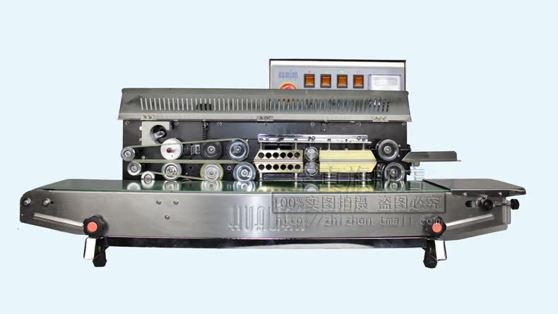 机FRM-980I不锈钢墨轮有色印字连续封口机】