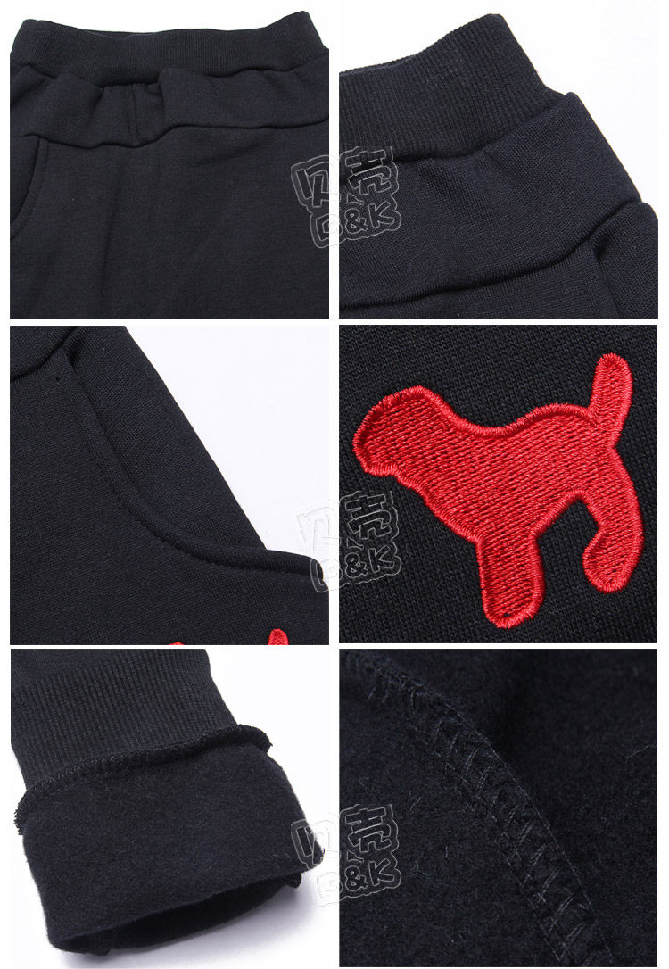 冬装韩新款男童装女童装儿童抓绒长裤子<em>马裤</em>k