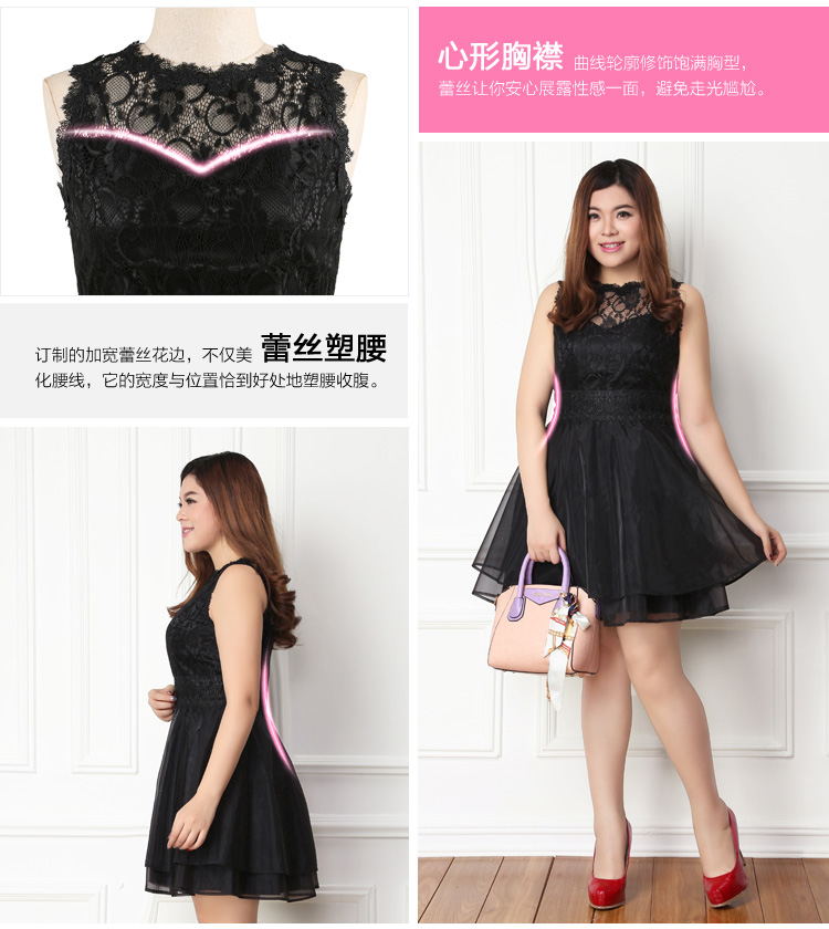 Picking a major, female 2015 spring and summer new centers in Europe and America MM stylish lace graphics thin style European root yarn strap dresses dress Q 957 black 5 XL pictures, price, brand platters! Elections are good character, the national distribution, so why buy now enjoy more preferential! Health