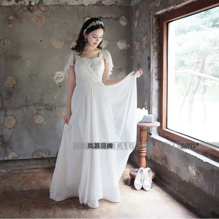 LAURELMARY sponsors the 2015 new Korean-sweet shoulders flouncing cuff folds the lumbar seamless beads with back bow-tie at night White (as shown) custom size picture, price, brand platters! Elections are good character, the national distribution, so why buy now enjoy more preferential! Health