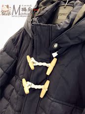 Пуховик мужской 包邮esprit/edc专柜正品新款男士牛角扣水洗棉加厚羽绒服kyd5106o