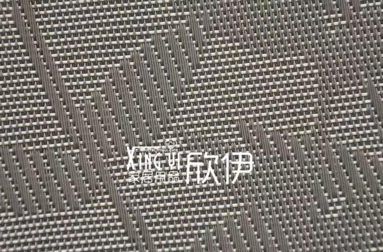 Xinyi green PVC plant pattern tasteless waterproof and breathable mat | insulating mat | dining table pad | coasters