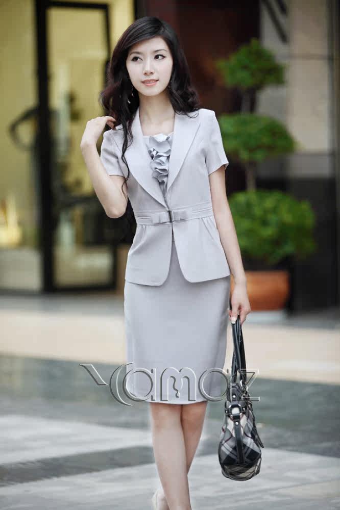 <em>女士</em>正装OL<em>夏季</em>职业装 <em>美容</em>师工作服职业套装