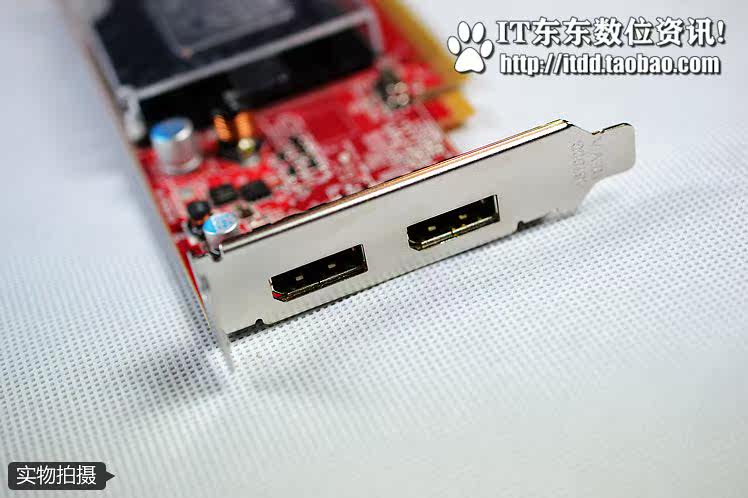 Видеокарта 戴尔dell ati hd3470 双dp口displayport半高显卡-100%全新非拆机