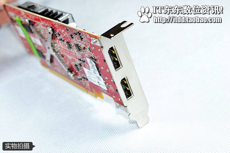 Видеокарта 戴尔dell ati hd3470 双dp口displayport半高显卡-100%全新非拆机