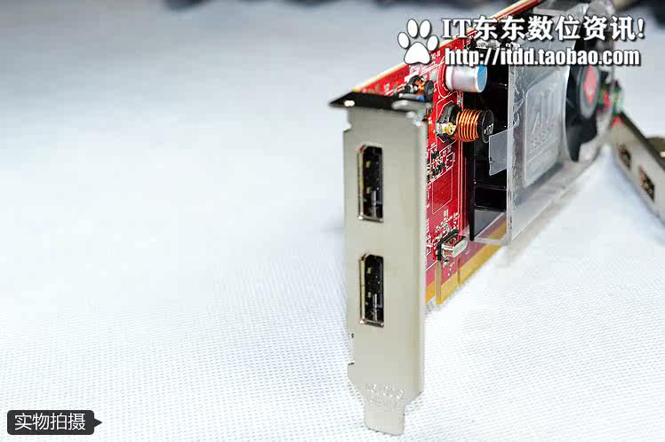 Видеокарта 戴尔dell ati hd3470 双dp口displayport半高显卡-100%全新非拆机