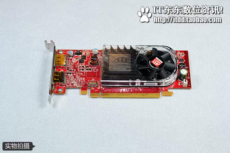 Видеокарта 戴尔dell ati hd3470 双dp口displayport半高显卡-100%全新非拆机