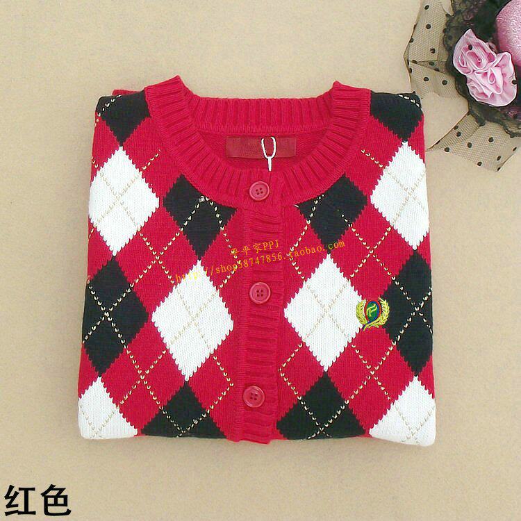 2新款复古女装针织衫手工编织毛衣<em>开衫外套</em>女