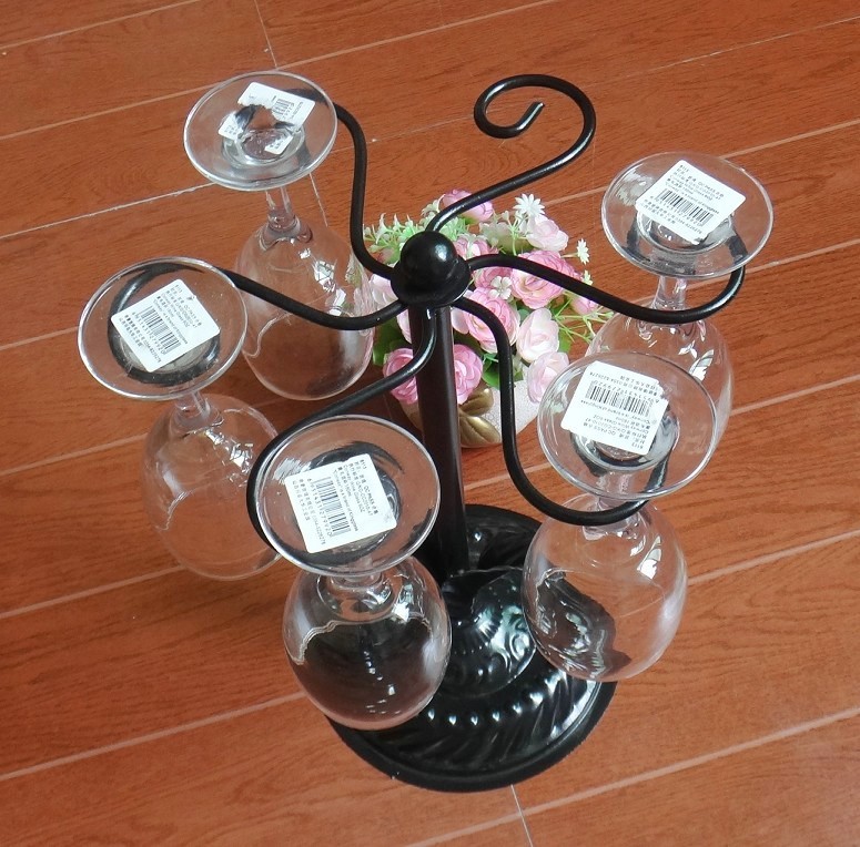 Подставка для вина 包邮 简约仿古欧式 酒杯架高脚杯架 铁艺挂杯架 红酒杯架倒挂杯架 Другие металлы Подставка для вина 包邮 简约仿古欧式 酒杯架高脚杯架 铁艺挂杯架 红酒杯架倒挂杯架 Другие металлы