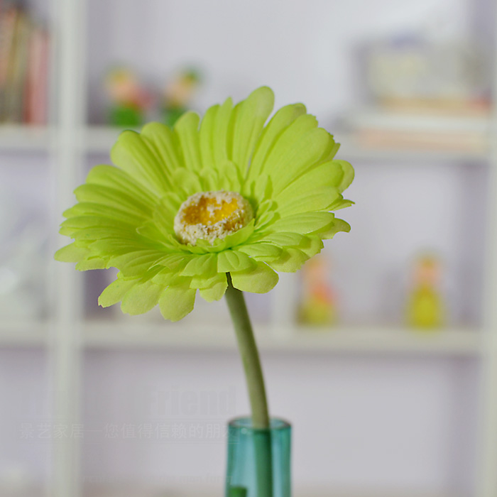 仿真花 假花干花 绢花 扶郎花 单支非洲菊 富贵菊 家居装饰摆设花