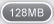 128MB