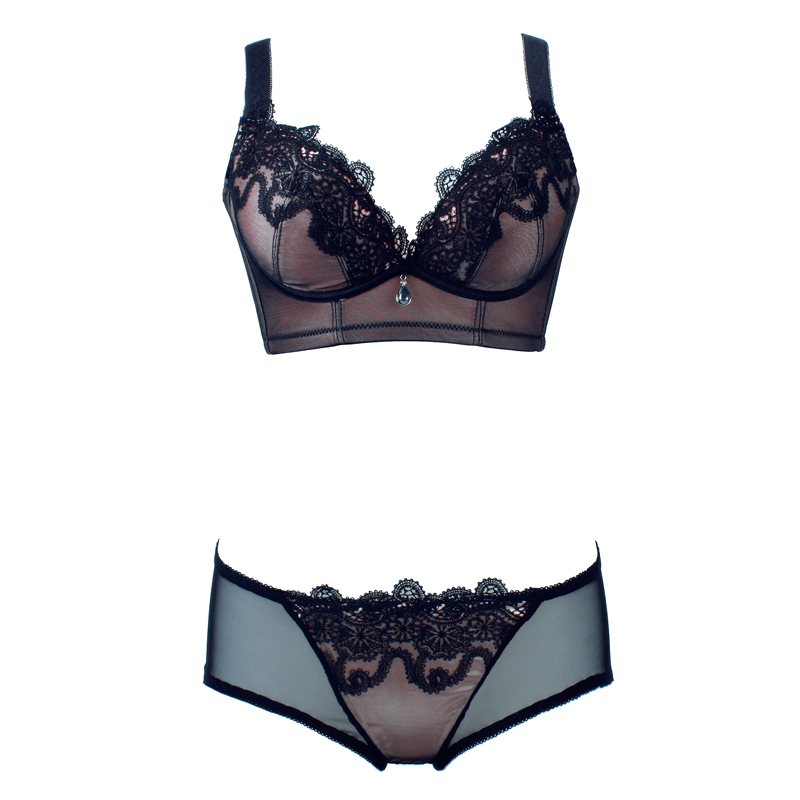 祺蕾新品女士<em>文胸</em> 高贵<em>古典奢华</em>深V性感 侧收