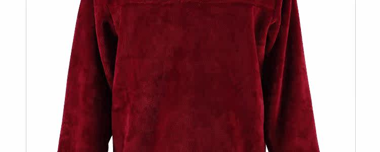 <em>秋鹿珊瑚绒睡衣男士</em> 冬款保暖家居服 新款柔软