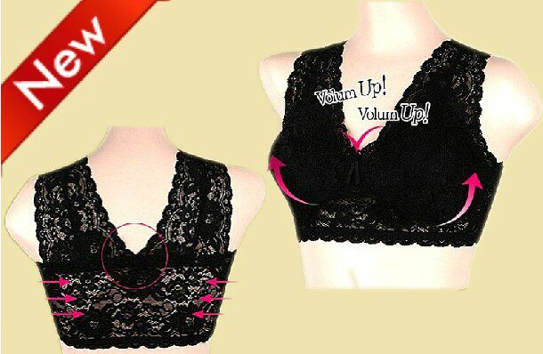 【进口蕾丝面料<em>无钢圈文胸</em>内衣<em>聚拢</em>带胸垫超薄