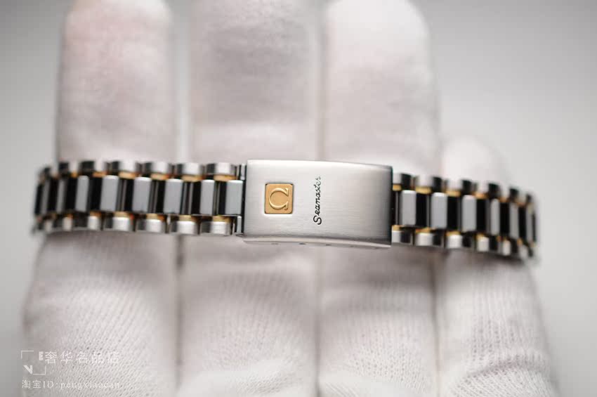 原装正品二手奢侈品 欧米茄18K金机械女表 99