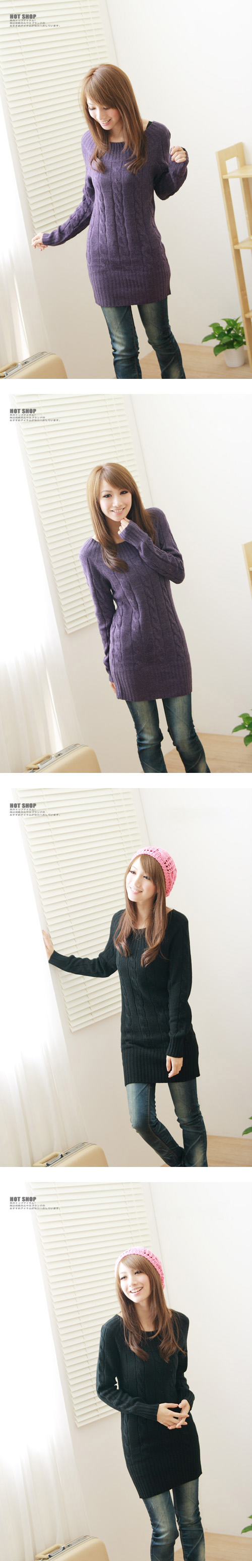 Свитер женский Marine knit dress 2013 Хлопок Зима 2012 Длинный рукав Классический рукав О-вырез Свитер женский Marine knit dress 2013 Хлопок Зима 2012 Длинный рукав Классический рукав О-вырез