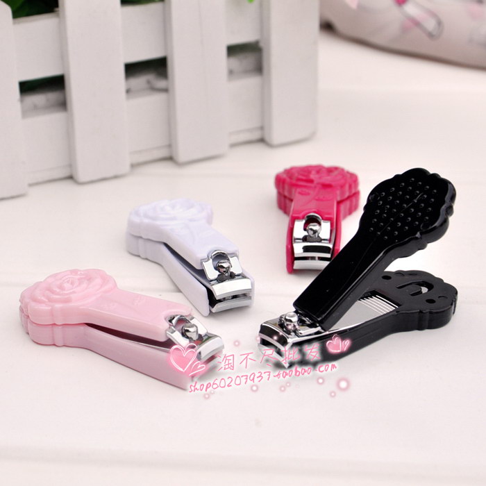 【 A112 】 Anna * Soviet style Rose Nail clippers   Manicure tools   Nail knife   Nail file
