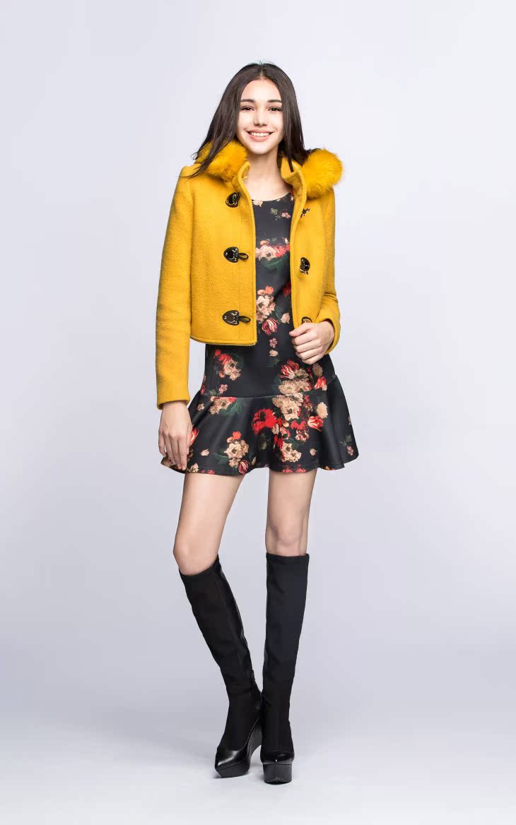 Only replace new fall in removing long hair collar wool sweater with cap jacket color bar girl T|11444s003 992 1 165/84A/M picture, prices, brand platters! The elections are supplied in the national character of distribution, so action, buy now enjoy more preferential! As soon as possible.