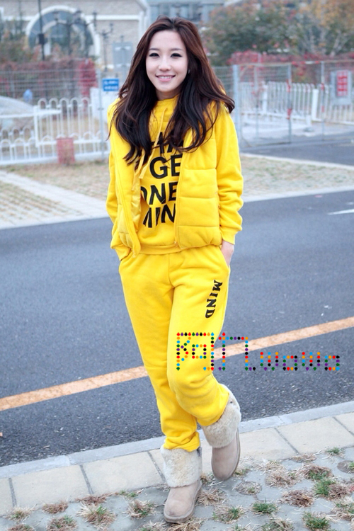 正品打折韩版女装秋冬休闲运动服套装大码外套