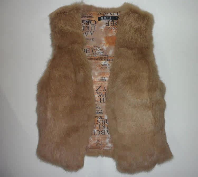 2011新款百搭<em>皮草兔毛马甲</em> <em>皮草</em>毛<em>背心</em> <em>兔毛坎</em>