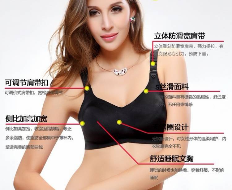<em>夏季</em>簿款<em>女士</em>内衣大码无痕一片式光面无钢圈运