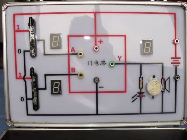 【新课标高中物理实验门电路演示器逻辑电路 数字电路】价格,厂家,图片,其他实验室仪器、配套设备,河北育英文教器材厂-马可波罗网
