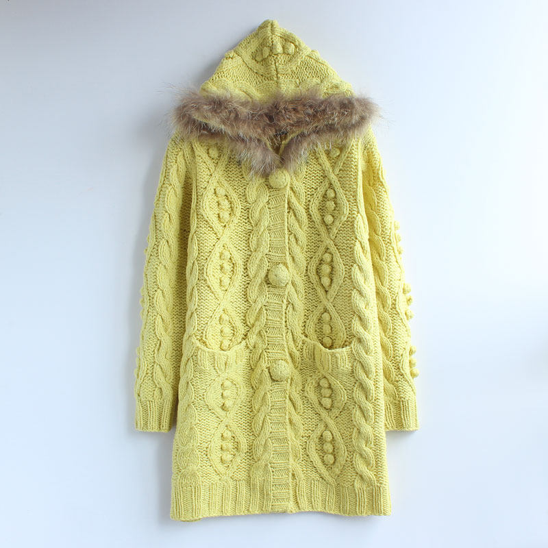 批发采购女式毛衣-新款韩版纯手工针织<em>开衫</em> 女