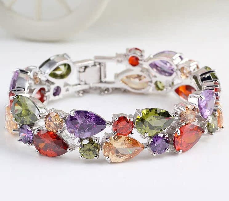 free shipping Austria crystal zircon Bracelet Bracelet female Mona Lisa - fashion - bride ornaments banquet luxurious