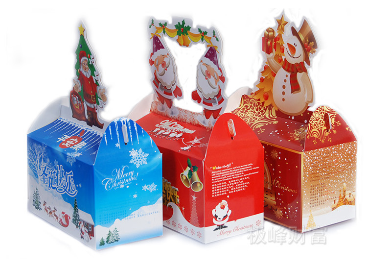 厂价批发最新款平安果包装盒圣诞节苹果盒礼品