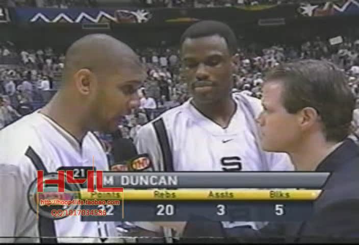 NBA2001年西部半决赛 马刺VS小牛 诺维斯基