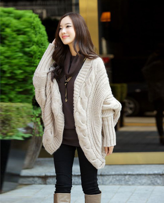 2012春装新款 春装女装 韩版蝙蝠衫披肩<em>开衫</em>宽