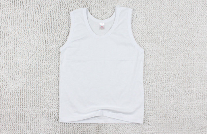 童<em>马甲</em>、背心-<em>夏季</em>新款 <em>宝宝</em>纯棉白色小背心 儿