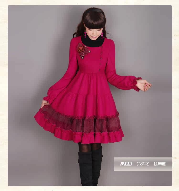 批发采购<em>女式</em>风衣、大衣-<em>烟花烫</em>HL2013冬新款