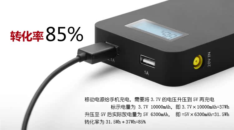 Kuan Yang Thinkpower Fast charging times charge portable source   mobile phone currency Power bank charger 10000 Milliampere Battery