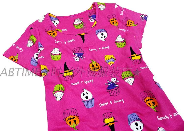 foreign trade original single Short sleeve pajamas Nightdress special Plus Size Fattening pure cotton foreign trade ma'am Home Furnishing Long T-shirt maternity dress
