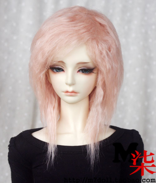 Кукла BJD M7-bjd ребёнок 1/6 1/3 плюшевые мягкие розовые голова с париком длинные вьющиеся волосы Кукла BJD M7-bjd ребёнок 1/6 1/3 плюшевые мягкие розовые голова с париком длинные вьющиеся волосы