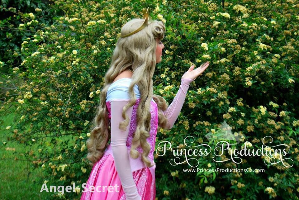 P140 COSPLAY Dress Princess sleeping beauty pink Costume Aurora