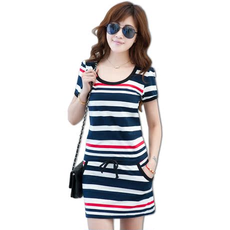 <em>淘宝网</em>2014夏季<em>新款女装</em>大码修身显瘦<em>短袖</em>中