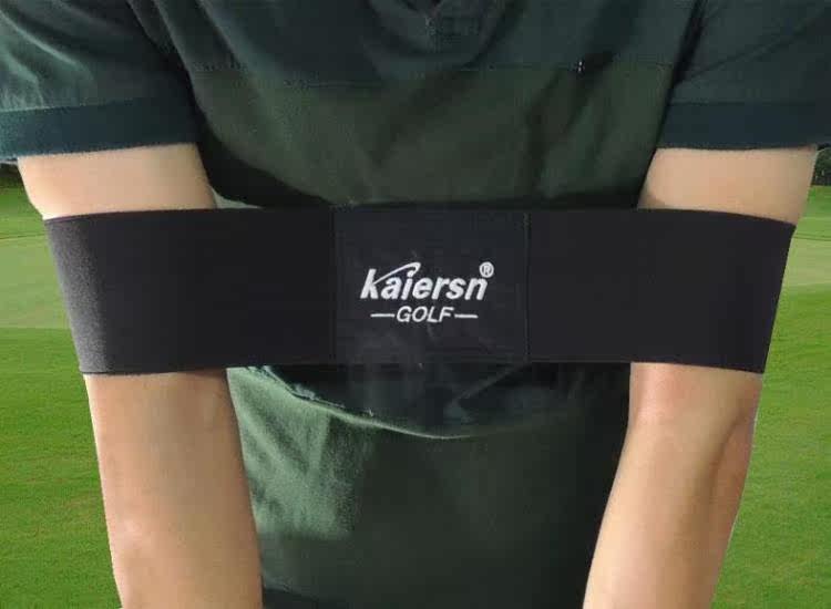 Жгут для тренировок в гольф 特价kaiersn高尔夫手部动作矫正带 挥杆松紧带 姿势纠正器矫正器 Dbaihuk