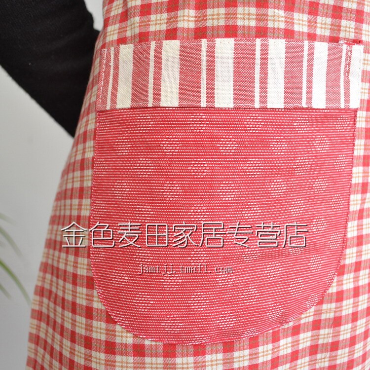 Dian Guan Classic Crown check bears senior Korean cotton thick apron sleeveless apron color optional 2-Pack games
