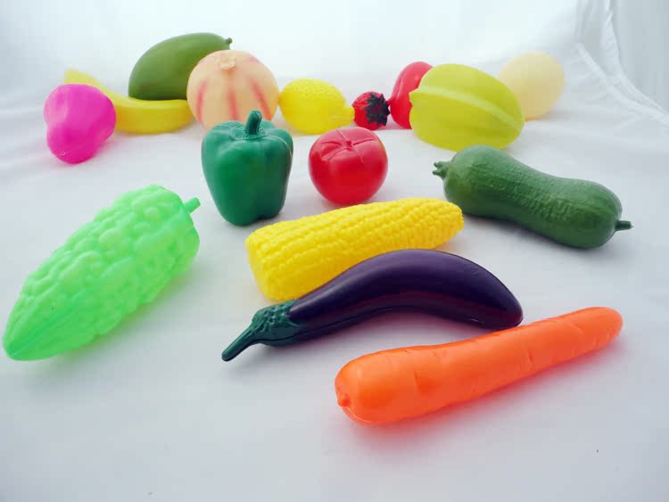 【仿真水果假蔬菜模型桃子梨芒果杨桃草莓梨玩