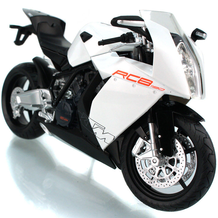 1:12 KTM RC8 super model motorcycle model alloy toy
