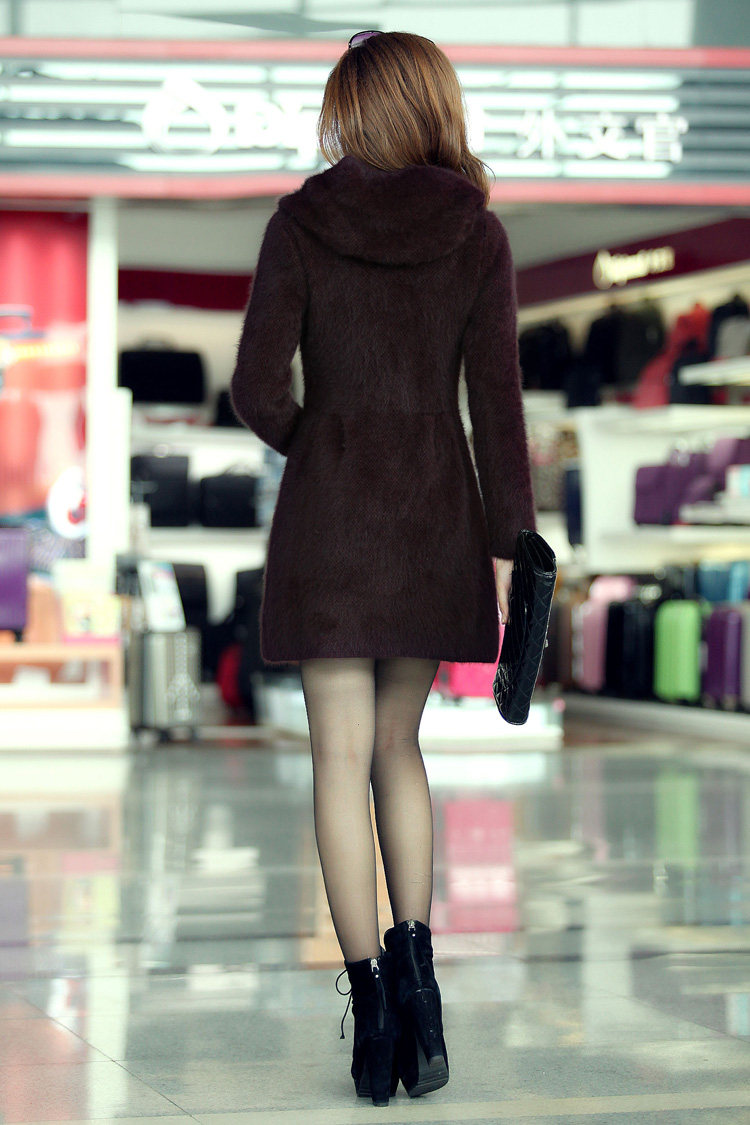 【2013<em>秋装</em>新款 貂绒大码女装长毛<em>水貂</em>绒外套