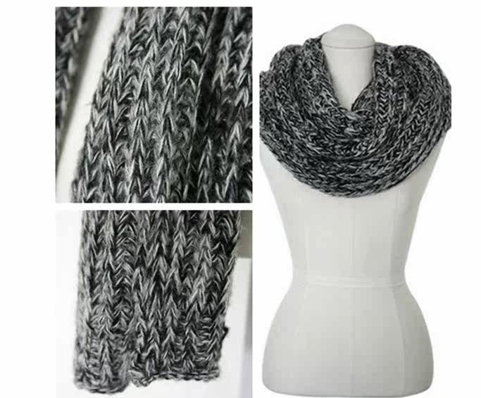 【2013韩国新款<em>男士</em>黑白针织编织毛线粗毛线